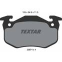 Rear brake pad set TEXTAR - 2097401