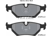 Rear brake pad set