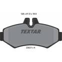 Rear brake pad set TEXTAR - 2302101