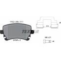 Rear brake pad set TEXTAR - 2332601