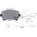 Rear brake pad set TEXTAR - 2332602