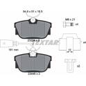 Rear brake pad set TEXTAR - 2344605