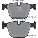 Rear brake pad set TEXTAR - 2373001