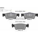 Rear brake pad set TEXTAR - 2436801