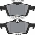 Rear brake pad set TEXTAR - 2521201