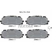 Remblokkenset voor TEXTAR - 2586101