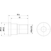 Satz mit 2 Schraube, Bremsscheibe TEXTAR - TPM0007