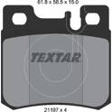 Set remblokken achter TEXTAR - 2119701
