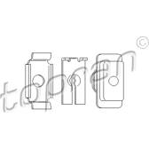 Câble embrayage TOPRAN - 102 648
