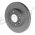 Brake disc set (2) TOPRAN - 700 176