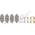 Front brake pad set (4 pcs) TOPRAN - 304 403