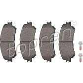 Front brake pad set (4 pcs) TOPRAN - 624 503