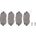 Front brake pad set (4 pcs) TOPRAN - 701 996