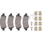 Front brake pad set (4 pcs) TOPRAN - 721 237