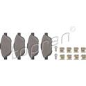 Front brake pad set (4 pcs) TOPRAN - 723 136