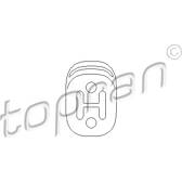 Houder, demper TOPRAN - 109 063