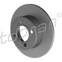 Rear brake disc TOPRAN - 103 702