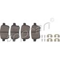 Rear brake pad set (4 pcs) TOPRAN - 208 805