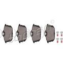 Rear brake pad set (4 pcs) TOPRAN - 407 961