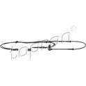 Sensor, wheel speed TOPRAN - 115 946