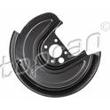 Splash Panel, brake disc TOPRAN - 116 814