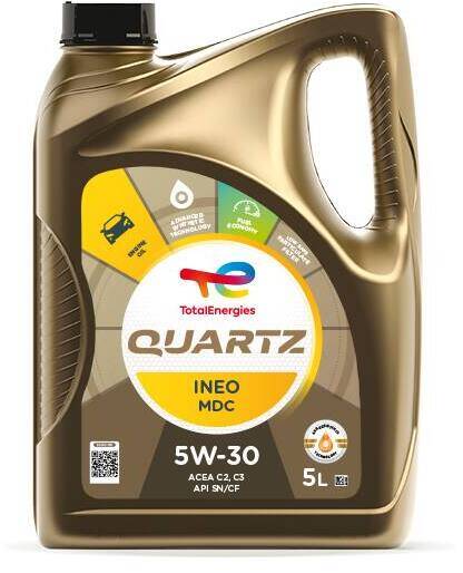 Engine Oil Quartz Ineo MDC 5W-30 - 5 Liters