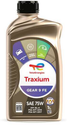 Gearbox oil TRAXIUM GEAR 9 FE SAE 75W - 1 Liter