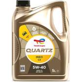 Óleo do motor Quartz Ineo C3 5W-40 - 5 Litros TotalEnergies - 213790