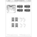 Accessoireset, schijfremblok TRISCAN - 8105 291634