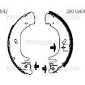 Bremsbackensatz TRISCAN - 8100 16542