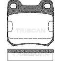 Bremsbelagsatz hinten TRISCAN - 8110 24866