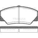 Bromsbelägg fram TRISCAN - 8110 16844