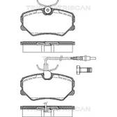 Bromsbelägg fram TRISCAN - 8110 28876