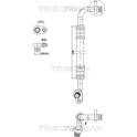 Condotto d. bassa/alta pressione, Climatizzatore TRISCAN - 9010 28005