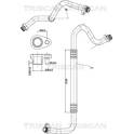 Condotto d. bassa/alta pressione, Climatizzatore TRISCAN - 9010 28009