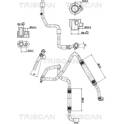 Conduite à haute/basse pression (climatisation) TRISCAN - 9010 29138