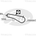 Distributieriem TRISCAN - 8645 5257xs