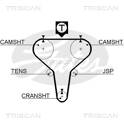 Distributieriem TRISCAN - 8645 5273xs