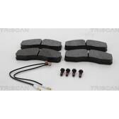 Front brake pad set TRISCAN - 8110 10595