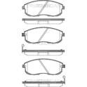 Front brake pad set TRISCAN - 8110 14013