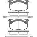 Front brake pad set TRISCAN - 8110 38780