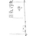 High-/Low Pressure Line, air conditioning TRISCAN - 9010 11012