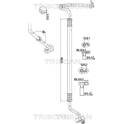 High-/Low Pressure Line, air conditioning TRISCAN - 9010 29042