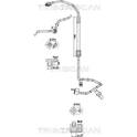 High-/Low Pressure Line, air conditioning TRISCAN - 9010 29046