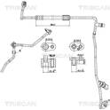 High-/Low Pressure Line, air conditioning TRISCAN - 9010 29110