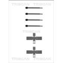 Kit d'accessoires (plaquette de frein) TRISCAN - 8105 101288