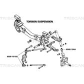 Rotule de direction TRISCAN - 8500 15120