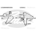 Timing Belt TRISCAN - 8645 5435xs