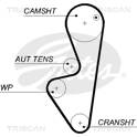 Timing Belt TRISCAN - 8645 5575xs