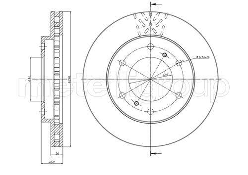 Brake disc set (2)